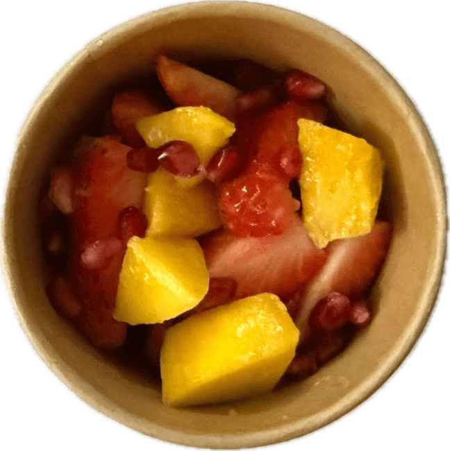 Mango Strawberry Pomegrenade Salad